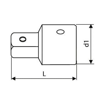 Adaptateur magnétique 1/4" - 3/8" "Expert by Facom" | E041505