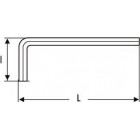 Image du produit : Clé mâle, allen, BTR - 6 pans courte - 4mm - longueur 74mm "Expert by Facom" | E113916