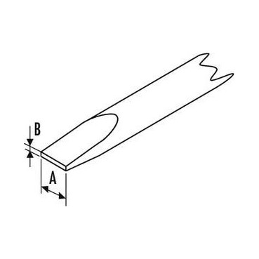 Tournevis plat pour vis fente électricien - longueur 352mm "Expert by Facom" | E160102