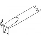 Image du produit : Tournevis plat pour vis fente électricien - longueur 355mm "Expert by Facom" | E160103