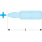 Image du produit : Embout de vissage - PH1 - Phillips (série 2) pour vis cruciforme - longueur 32mm Facom | EP.201