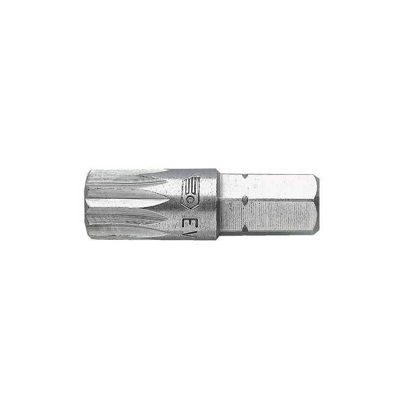 Embout de vissage pour vis à empreinte denture multiple XZN - longueur 25mm Facom | EV.108