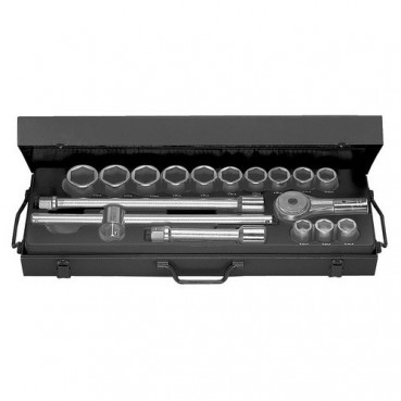 Coffret de douille Facom 3/4" longue 6 pans | K.415E