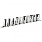 Image du produit : Jeu 13 douilles Facom 1/4" 6 pans sur rack - R - 3.2 - 4 - 5 - 5.5 - 6 - 7 - 8 - 9 - 10 - 11 - 12 - 13 - 14mm - 6mm | R.40E