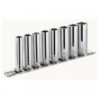 Image du produit : Jeu 8 douilles Facom 1/4" longue 6 pans sur rack - R.LA 10 - 11 - 12 - 13 - 14mm - 6mm | RL.41E