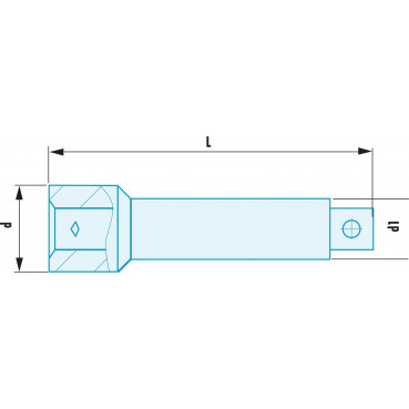 Rallonge 1/2" ADF - longueur 200mm outillage Facom antidéflagrant, antimagnétique | S.212SR