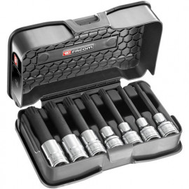 Coffret de douilles-Tournevis Facom 1/2" longue XZN - 7 pièces coffret de mécanicien | SVL.J7APB