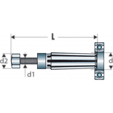 Pince pour prise intérieure - 30mm - de 22.5 à 30mm - longueur 139mm Facom | U.49P6