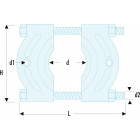 Image du produit : Décolleur de roulement - de 15 à 110mm Facom | U.53T2