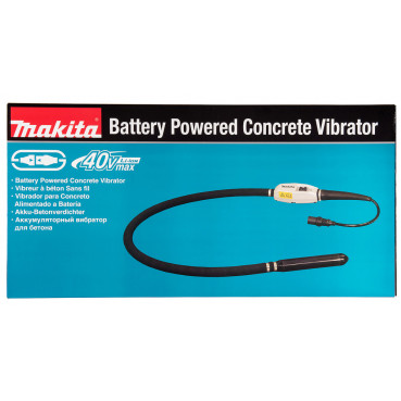 VIBREUR à BETON 40 Volts MAX Ø 43mm - 1.5m - (Produit seul) - XGT - poids 11,8kg Makita | VR001CZ