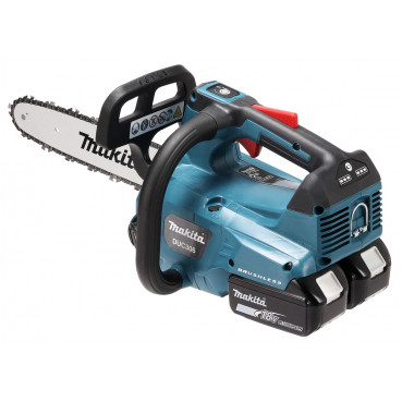 Tronçonneuse d'élagage Makita LXT 36 Volts 2 x 18 Volts - sans fil Lithium (Li-Ion) - 30cm - 5 Ah | DUC306T001