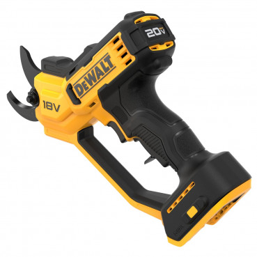 Sécateur électrique sans fil Dewalt 18 Volts pour la taille des vignes et des arbustes - coupe jusqu’à 38mm - livré nu sans batterie, ni chargeur | DCMPP568N-XJ