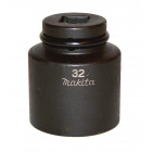 Image du produit : Douille pour carré d'entraînement de 1/2" - diamètre 32mm - longueur totale 50mm Makita | 134848-9