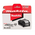 Image du produit : Batterie Makita XGT 4 Ah Lithium (Li-Ion) - 40 Volts MAX - 4 AH - BL4040 - charge moyenne 45min - poids 1kg | 191B26-6