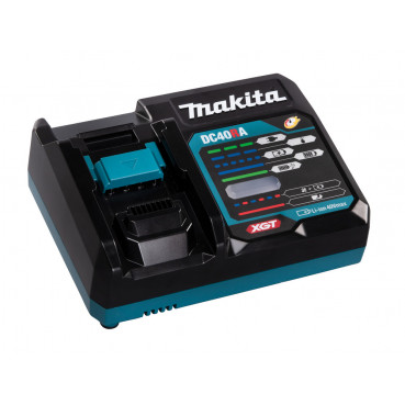 Chargeur Makita Lithium (Li-Ion) 40 Volts MAX - sans fil XGT - DC40RA - charge moyenne 22 à 50min - 310 Watts | 191E07-8