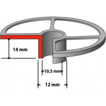 Guide à copier pour RP0910 et RP1110C - diamètre 12mm - diamètre intérieur 10,5mm Makita | 193332-3