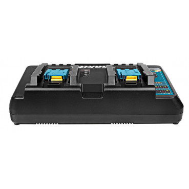 Chargeur rapide Makita 2 batteries Makstar Lithium (Li-Ion) 14,4 à 18 Volts - sans fil - DC18RD | 196933-6