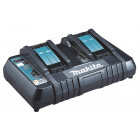 Image du produit : Chargeur rapide Makita 2 batteries Makstar Lithium (Li-Ion) 14,4 à 18 Volts - sans fil - DC18RD | 196933-6