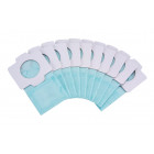 Image du produit : filtres papier anti-bacterien pour aspirateur Makita 10 sacs papier à poussière compatibles avec aspirateurs sans fil CL072D, CL104D, CL107FD, CL121D, BCL142, BCL182, DCL142, DCL182, DCL282F | 198744-5