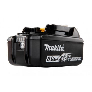 Batterie Makita LXT 6 Ah Lithium (Li-Ion) - 18 Volts - sans fil - 6 Ah - BL1860B - poids 0,66kg | 632F69-8