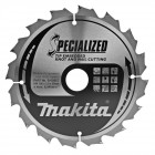 Image du produit : Lames carbures "Specialized" bois avec clous, pour scies circulaires - diamètre 190mm - alésage 30mm - coupe-saignée 2mm - 16 dents Makita | B-09357