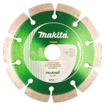 Disque diamanté 22,23 x 125mm Neutron Enduro - Hauteur segment 10mm Makita | B-12918