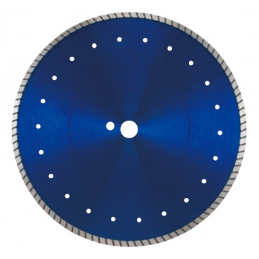 Disque diamant COMET spécial jante CRENELÉE pour matériaux durs - diamètre 350mm - alésage 25,4mm - Hauteur segment 8,5mm Makita | B-13057