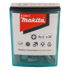 Image du produit : Boite 25 embouts courts PZ2 25mm - 1/4" - 25 pièce(s) Makita | B-24614