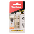 Image du produit : Embout de vissage Impact Gold, PH1, 50mm par 2 - longueur totale 50mm Makita | B-28167