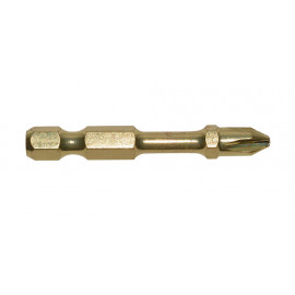 Embout de vissage Impact Gold, PH2, 25mm par 5 - longueur totale 25mm Makita | B-28357