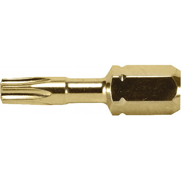 Embout de vissage Impact Gold, T25, 25mm par 2 - longueur totale 25mm Makita | B-28422