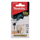 Image du produit : Embout de vissage Impact Gold, T30, 25mm par 2 - longueur totale 25mm Makita | B-28438