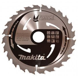 Lame de scie circulaire, M-Force T.C.T, 190 x 30mm 24 dents - diamètre 190mm - coupe-saignée 2mm Makita | B-32041