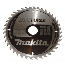 Lames carbures "MakForce", pour bois, pour scies circulaires - diamètre 190mm - alésage 30mm - coupe-saignée 2,2mm - 40 dents Makita | B-32340