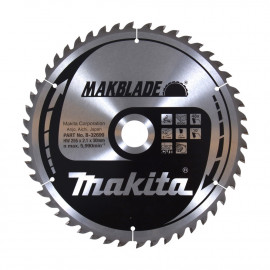 Lame de scie circulaire, Makblade T.C.T, 255 x 30mm 48 dents - diamètre 255mm - coupe-saignée 2,1mm Makita | B-32699