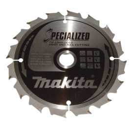 Lame de scie circulaire, alliage T.C.T spécialisé, 165 x 20mm 16 dents - diamètre 165mm - coupe-saignée 2mm Makita | B-33037