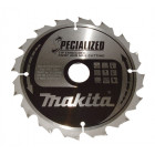 Image du produit : Lame de scie circulaire, alliage T.C.T spécialisé, 190 x 30mm 16 dents - diamètre 190mm - coupe-saignée 2mm Makita | B-33059