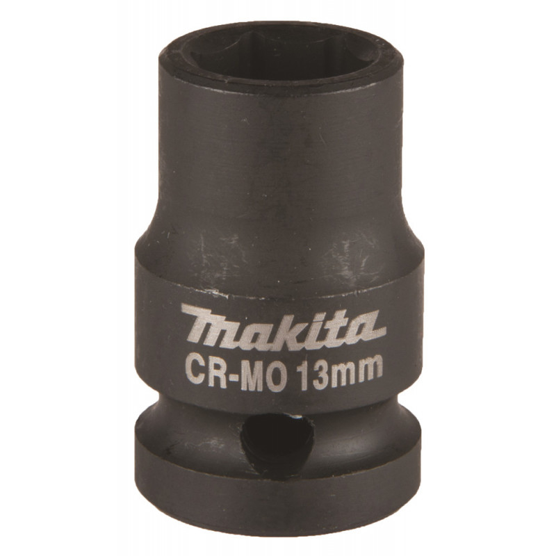 Douille de vissage à chocs noire IMPACT 1/2 "13x38mm - diamètre 13mm - longueur totale 38mm Makita | B-40107