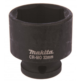 Douille de vissage à chocs noire IMPACT 1/2 "32x44mm - diamètre 32mm - longueur totale 44mm Makita | B-40244