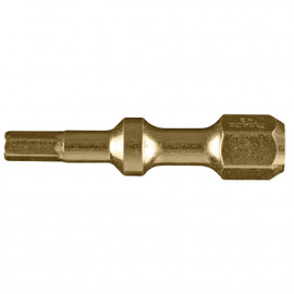 Embout de vissage Impact Gold ShorTon, H2.5, 30mm - longueur totale 30mm - Hex 2,5mm - 2 pièce(s) Makita | B-42329