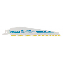 Lame de scie sabre 152 x 1,25mm - longueur 152mm - lame TC/HM - 1 pièce(s) Makita | B-49834