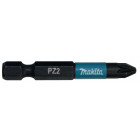 Image du produit : Embout de vissage à chocs (Impact Black) 50mm POZIDRIV - PZ2, Hexa 1/4" - 2 pièce(s) Makita | B-63753