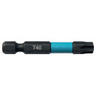 Image du produit : Embout de vissage à chocs (Impact Black) 50mm TORX - T40, Hexa 1/4" - 2 pièce(s) Makita | B-63812