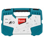 Image du produit : Coffret Makita Clé à cliquet 1/2" - 23 pièce(s) | B-65589