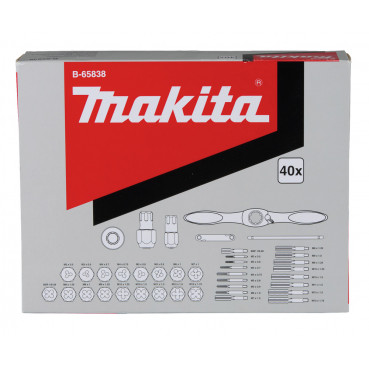 Coffret de tarauds et filières Makita | B-65838