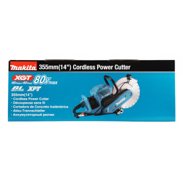 Découpeuse Makita 80 V XGT Ø 355mm - 40 Volts MAX x 2 - (Produit seul) - section de coupe maxi 127mm - poids 10,1kg | CE001GZ