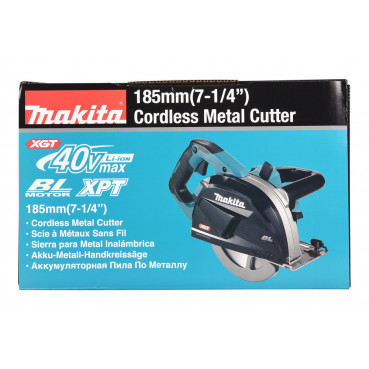 Scie à métaux Makita 185mm XGT 40 Volts MAX - sans fil Lithium (Li-Ion) - (Produit seul) - section de coupe maxi 67mm - poids 2,64kg | CS002GZ