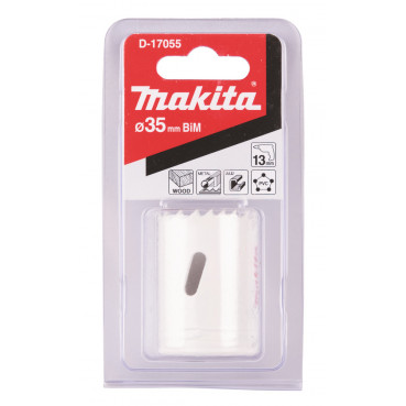 Scie cloche Makita Bi-Métal pour perceuse visseuse - diamètre 35mm - 1 pièce(s) | D-17055