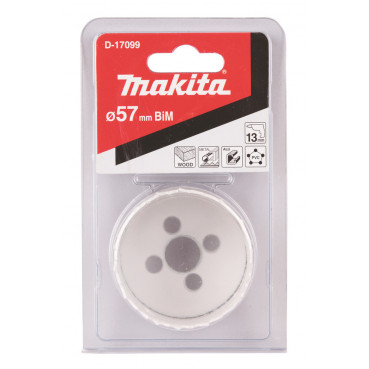 Scie cloche Makita Bi-Métal pour perceuse visseuse - diamètre 57mm - 1 pièce(s) | D-17099