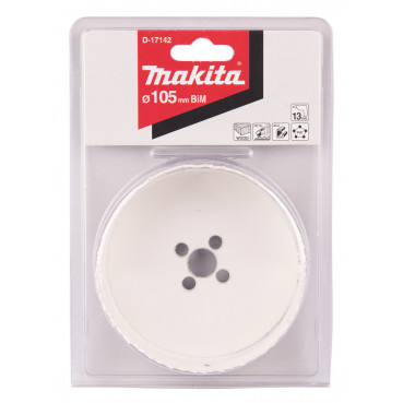 Scie cloche Makita Bi-Métal pour perceuse visseuse - diamètre 105mm - 1 pièce(s) | D-17142